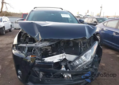 2017 Toyota Highlander Se from USA, damaged, VIN 5TDJZRFH8HS360685